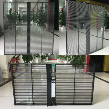 LED Transparent LED Display Screen Indoor